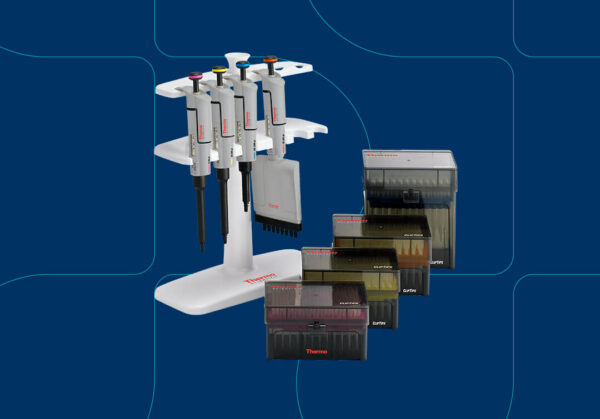 Kit de pipetas F1 ClipTip™ com 3 pipetas monocanais e 1 pipeta multicanal